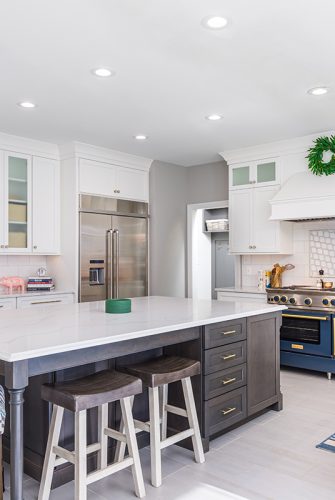 image of a newly renovated white kitchen