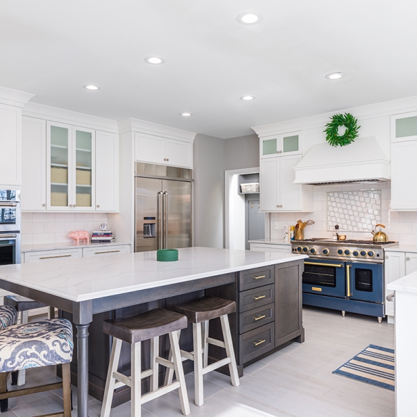 image of a newly renovated white kitchen