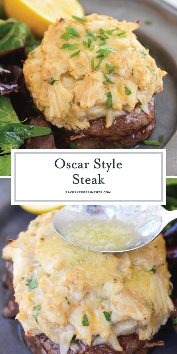 Oscar style steak recipe for pinterest 