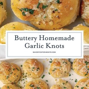 homemade garlic knot recipe for pinterest