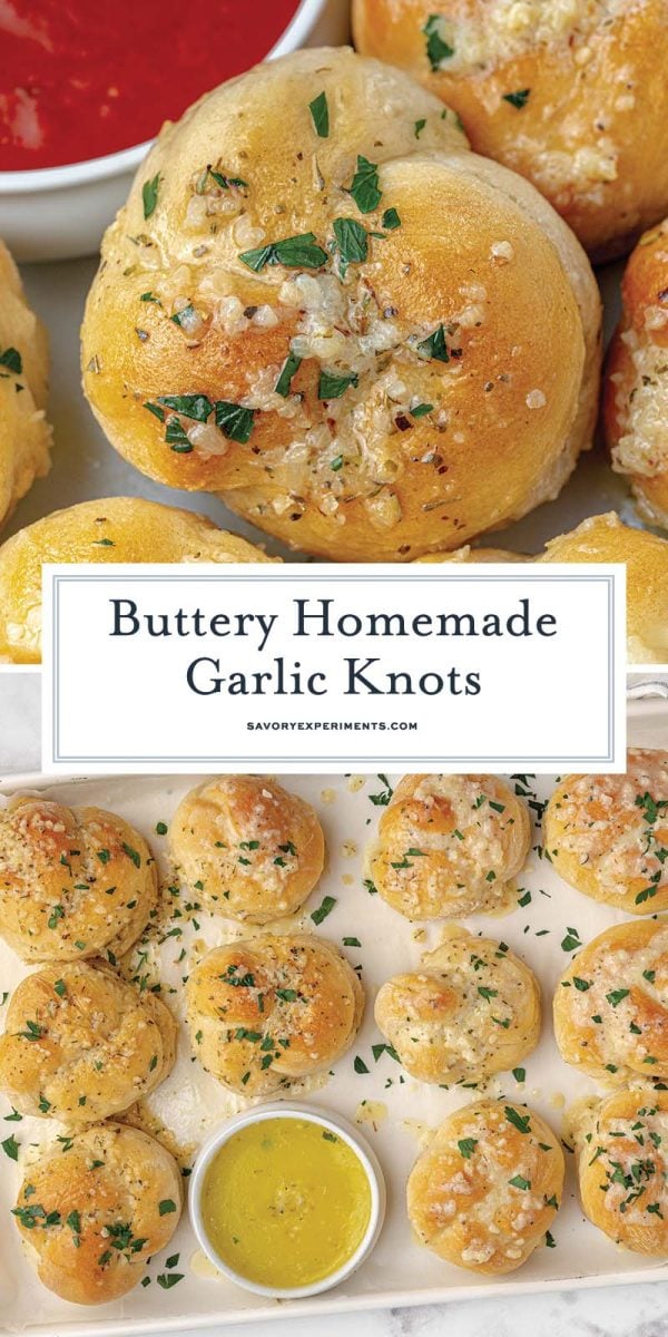 homemade garlic knot recipe for pinterest 