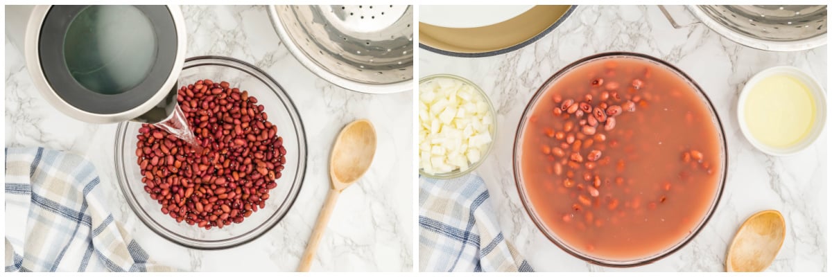 images showing how to soften red kidney beans 
