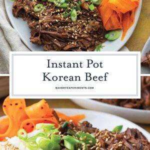 collage of korean beef barbecue for pinterest