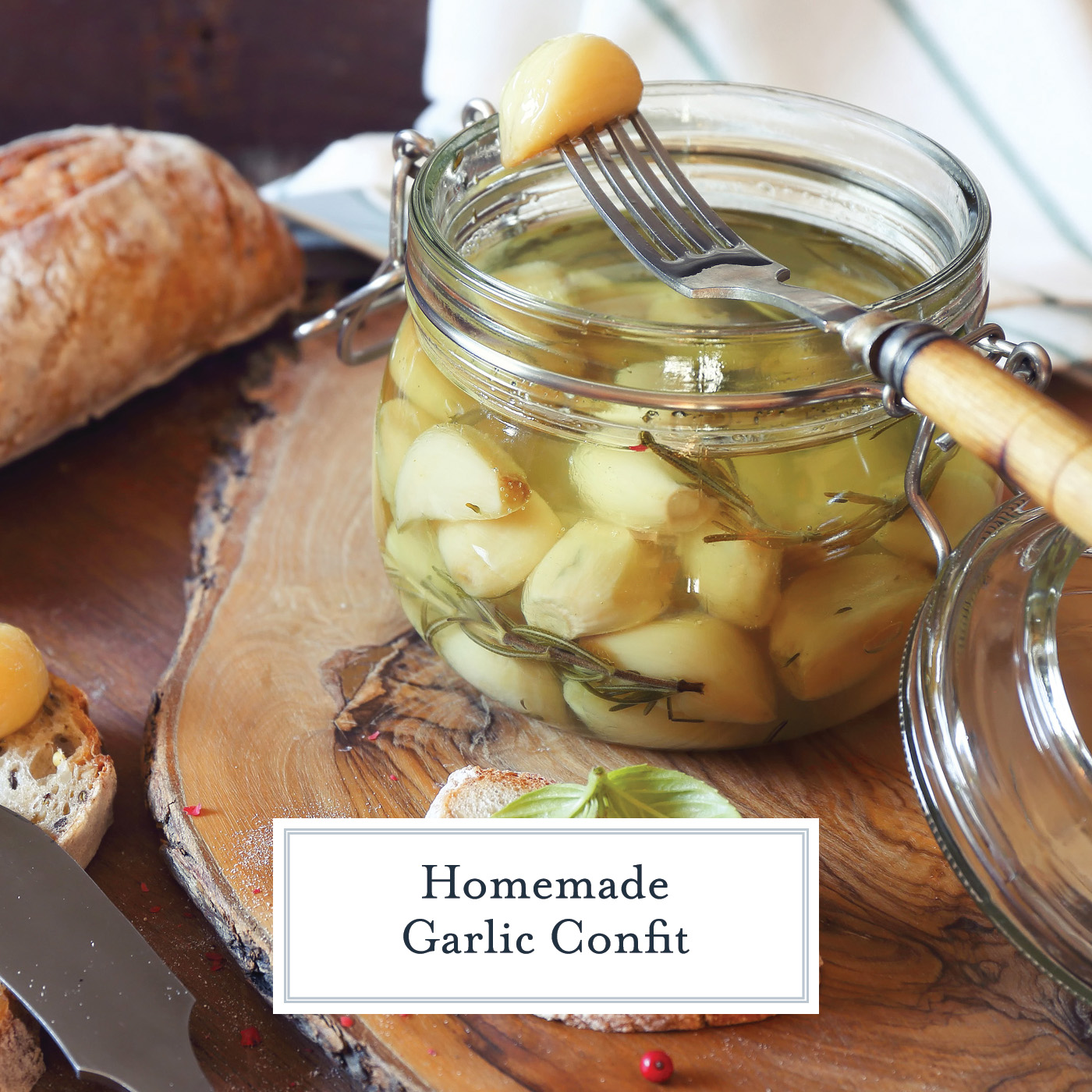 Homemade Garlic Confit How to Make Confit Garlic