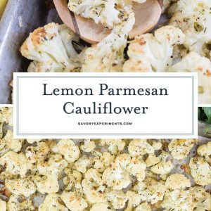 recipe for roasted cauliflower for pinterest