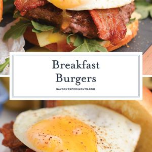 breakfast burger recipe for pinterest