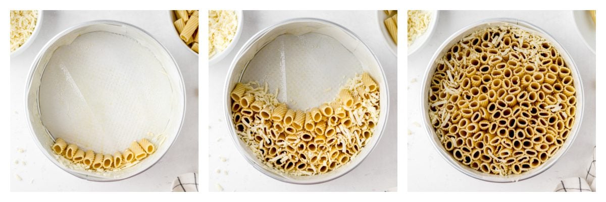 step-by-step images of how to make honeycomb pasta