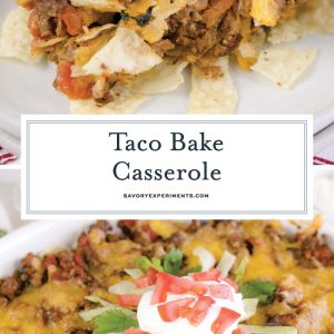 taco bake casserole recipe for pinterest