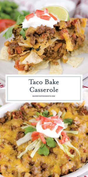 Easy Taco Bake Casserole Recipe: Make Ahead + Freezer Friendly