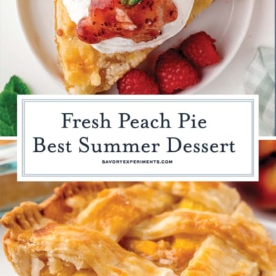 summer dessert- peach pie recipe