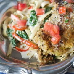 tuscan garlic chicken with pasta