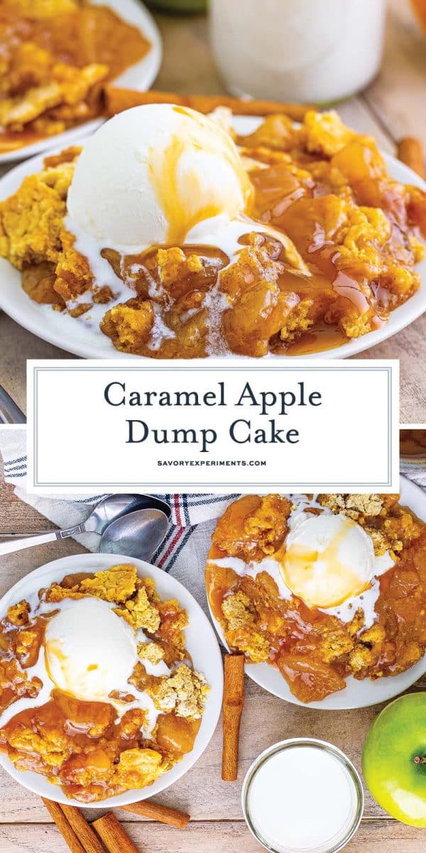 caramel apple dump cake recipe for pinterest