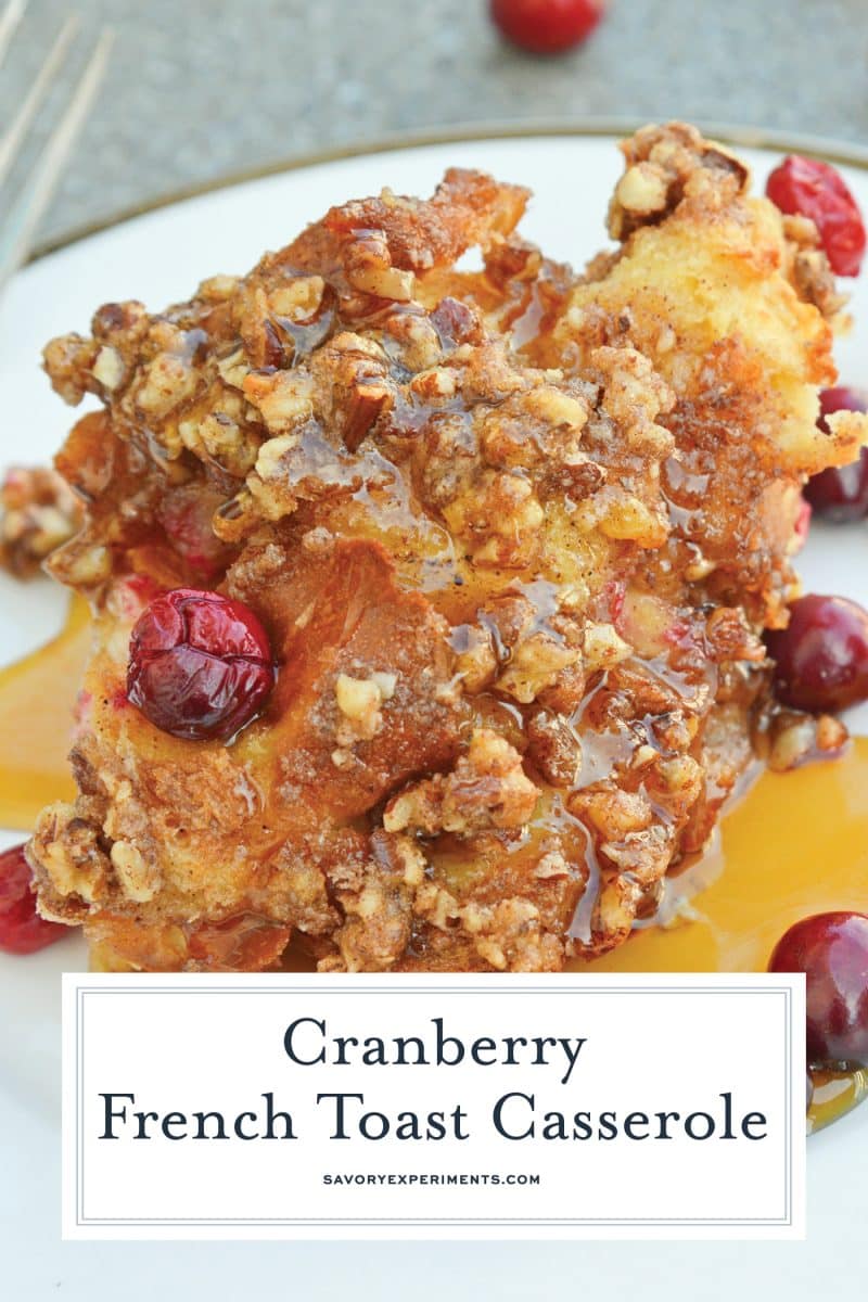recipe for cranberry french toast casserole for pinterest