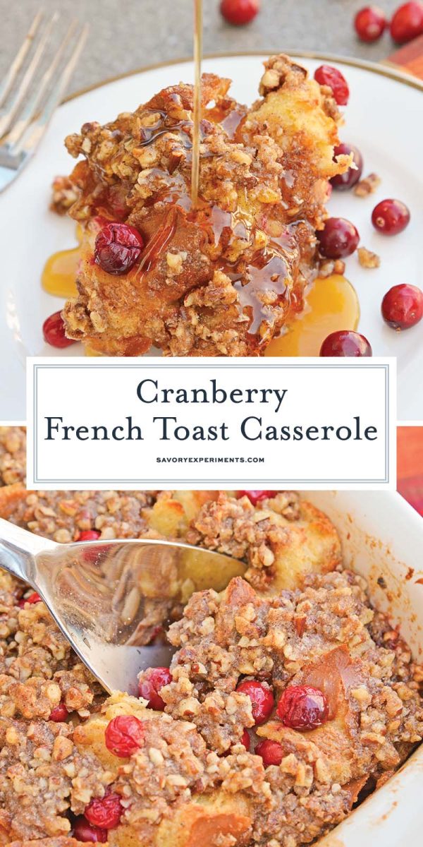 cranberry french toast casserole recipe for pinterest