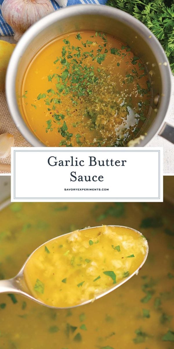 garlic butter sauce recipe for pinterest