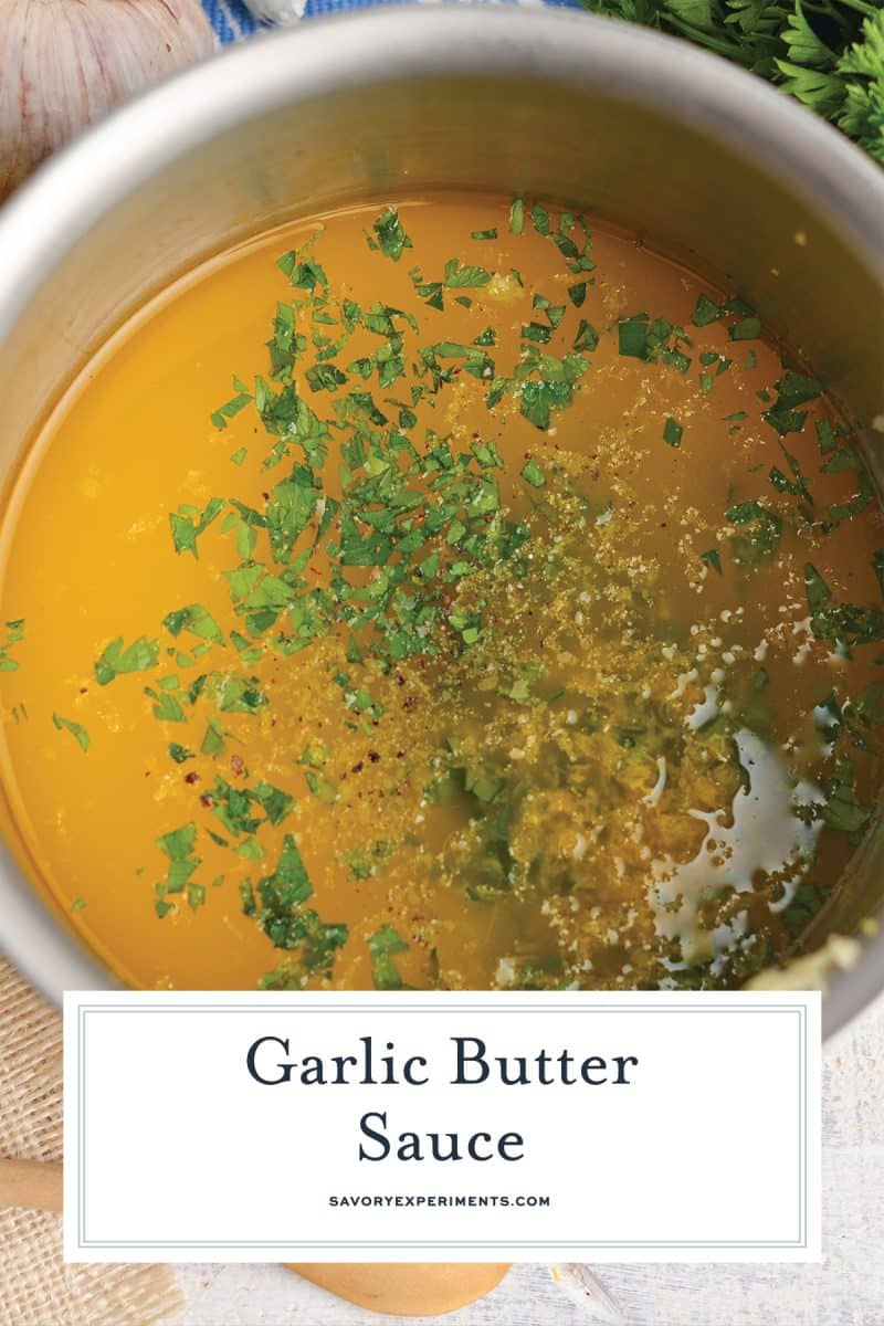 herb garlic butter sauce recipe for pinterest