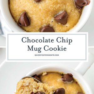 chocolate chip mug cookie recipe for pinterest