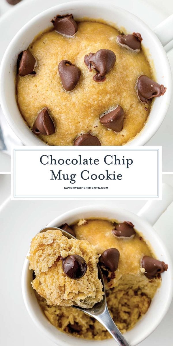 chocolate chip mug cookie recipe for pinterest
