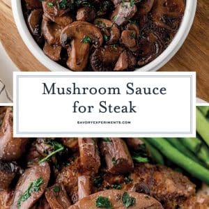 mushroom sauce for steak recipe for pinterest