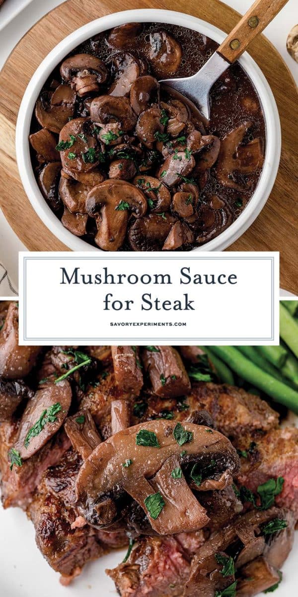 mushroom sauce for steak recipe for pinterest