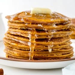 pile of pumpkin pancakes