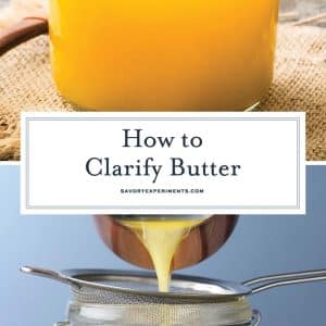 how to clarify butter instructions for pinterest