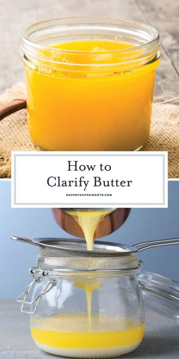 how to clarify butter instructions for pinterest