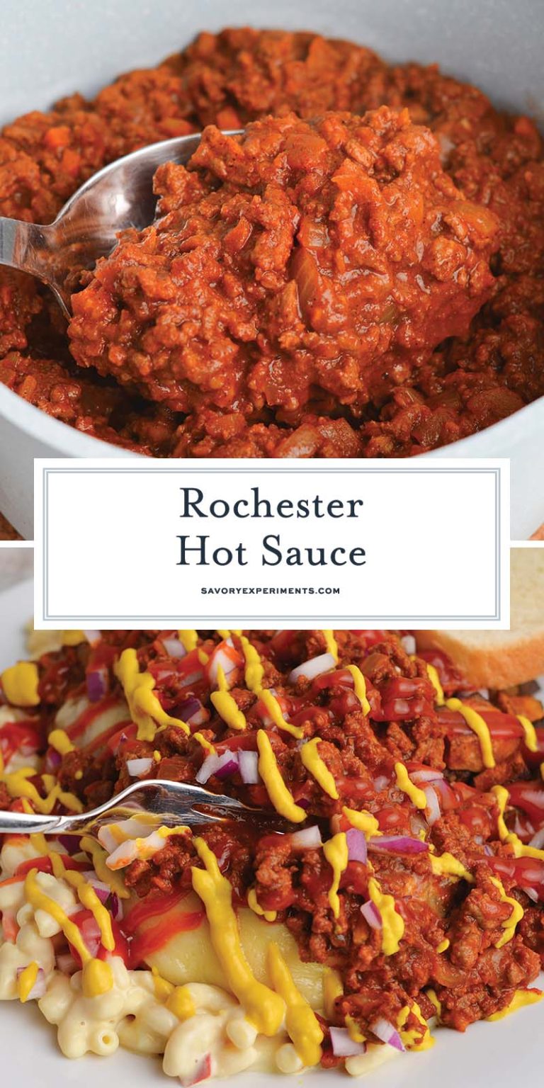 Rochester Hot Sauce Recipe Meat Hot Sauce for Garbage Plates
