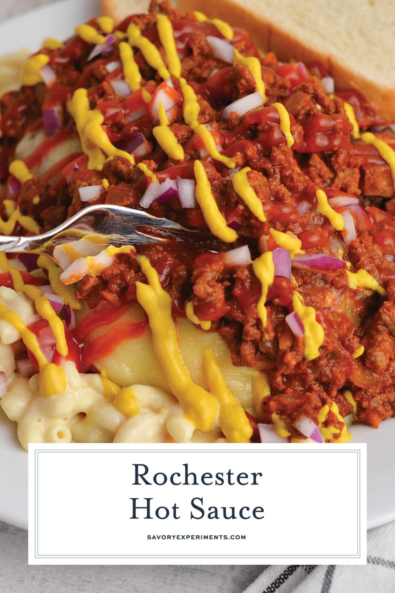 Rochester Hot Sauce Recipe Meat Hot Sauce for Garbage Plates