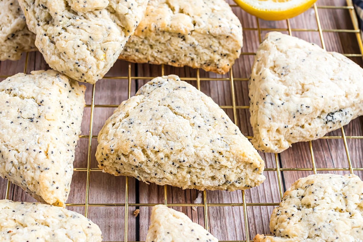 scones on a cooling rack