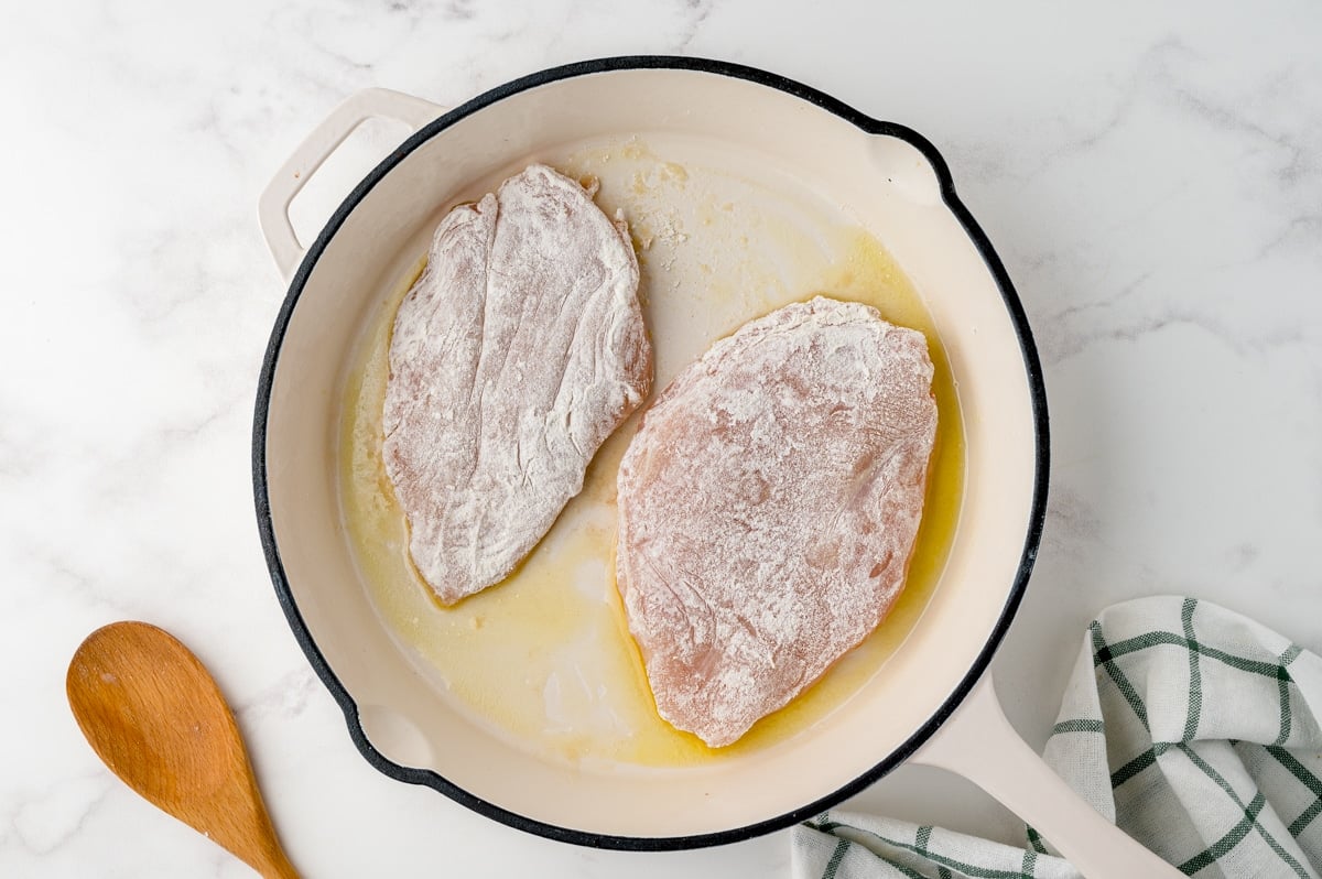 pan frying chicken breasts