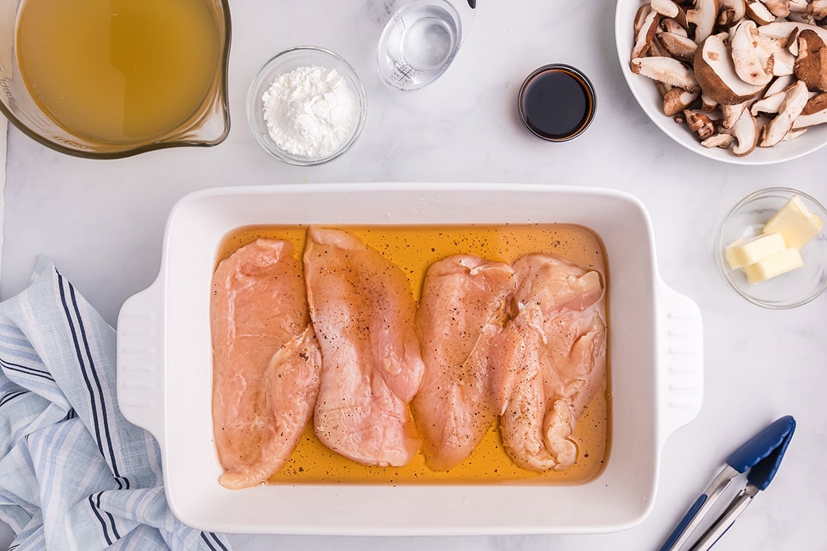 marinating chicken for chinese almond chicken