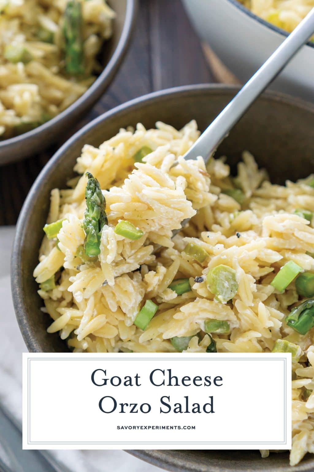 BEST Orzo Salad Recipe (Easy Goat Cheese Orzo Side Dish!)