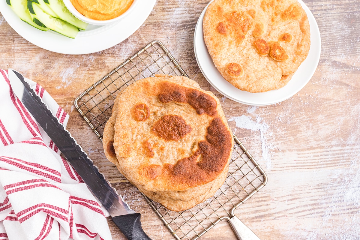 homemade pita bread recipe