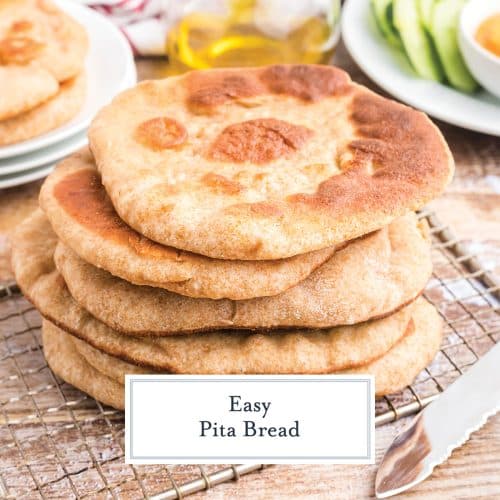 Homemade Pita Bread Fresh 5 Ingredient Flatbread