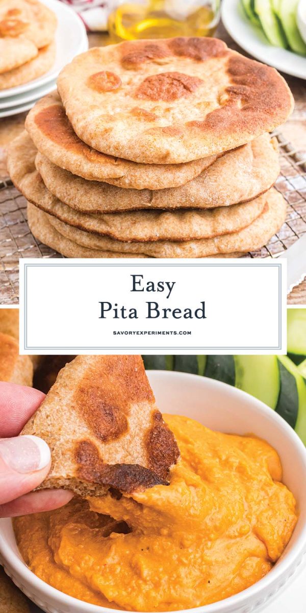 pita bread collage for pinterest