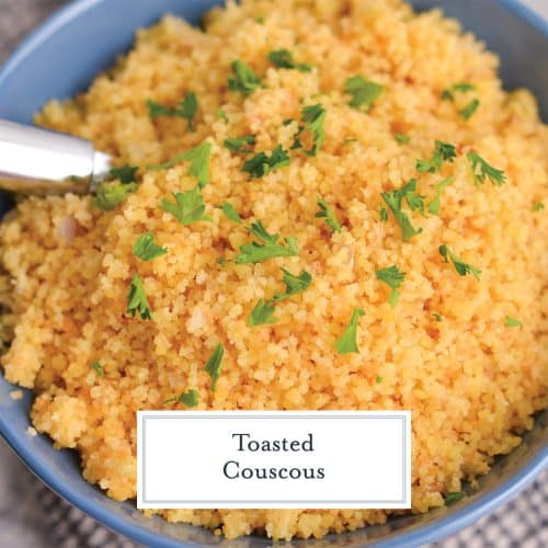 Toasted Couscous Recipe w/ Shallots (10 minutes)