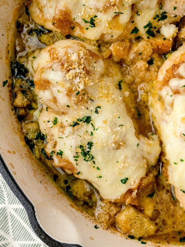 French Onion Chicken Bake - Savory Experiments