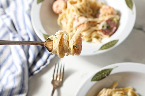 EASY Cajun Shrimp Alfredo Recipe - Savory Experiments