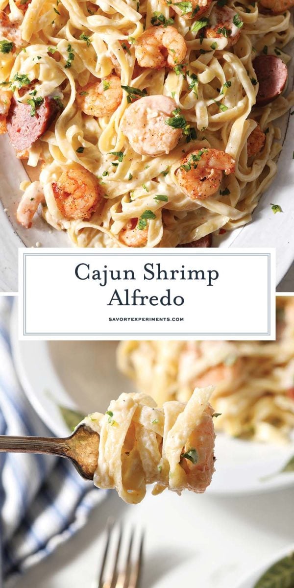 EASY Cajun Shrimp Alfredo Recipe - Savory Experiments