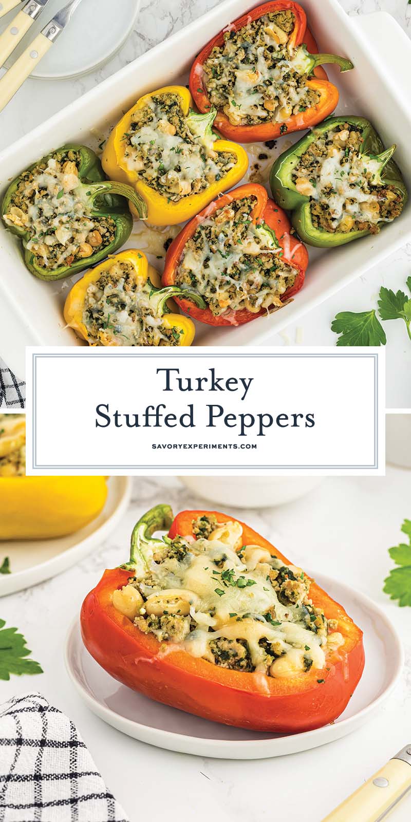 college of turkey stuffed pepper recipe for pinterest