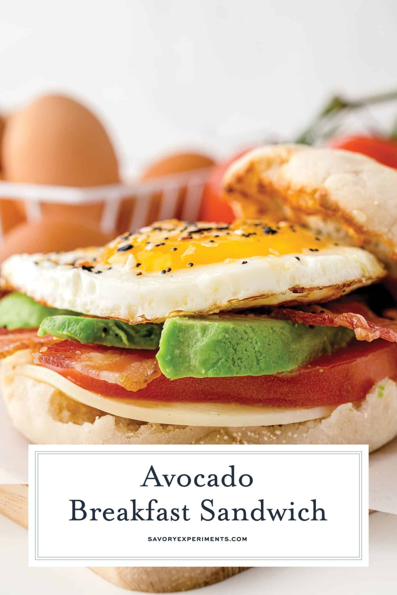 BEST Avocado Breakfast Sandwich (Perfect for OntheGo!)