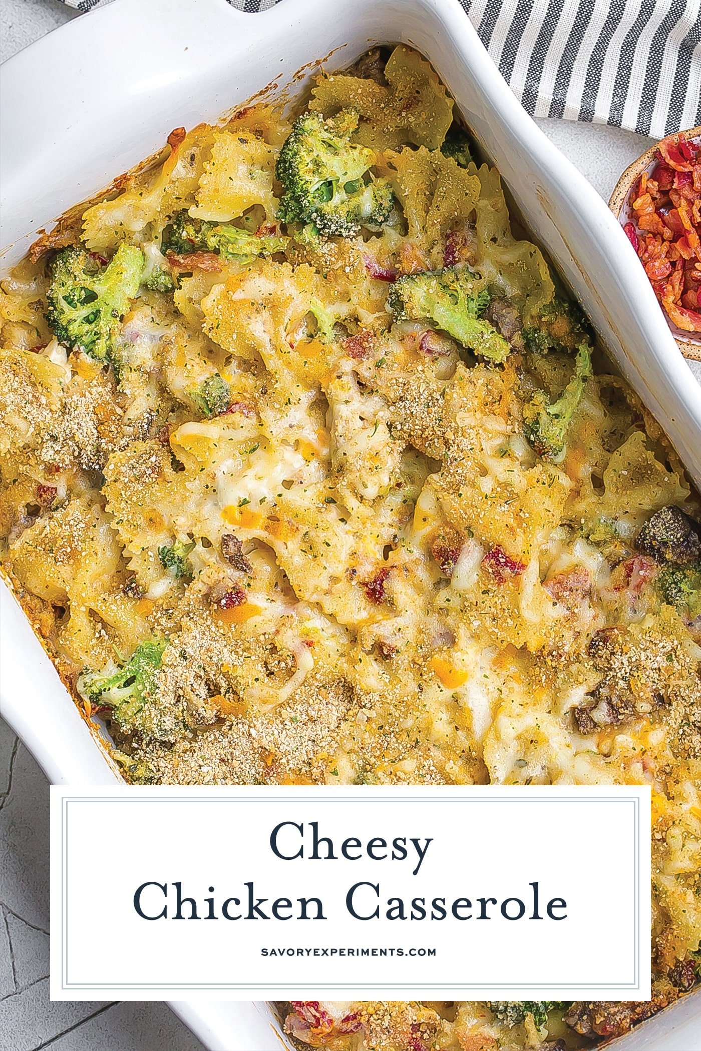 cheesy chicken casserole recipe for pinterest