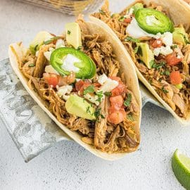 tacos in a stand