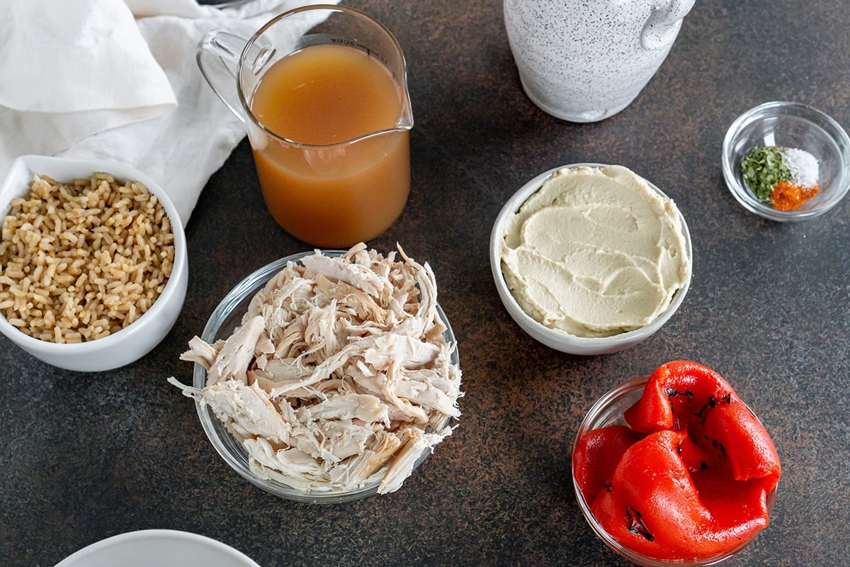 roasted red pepper soup ingredients