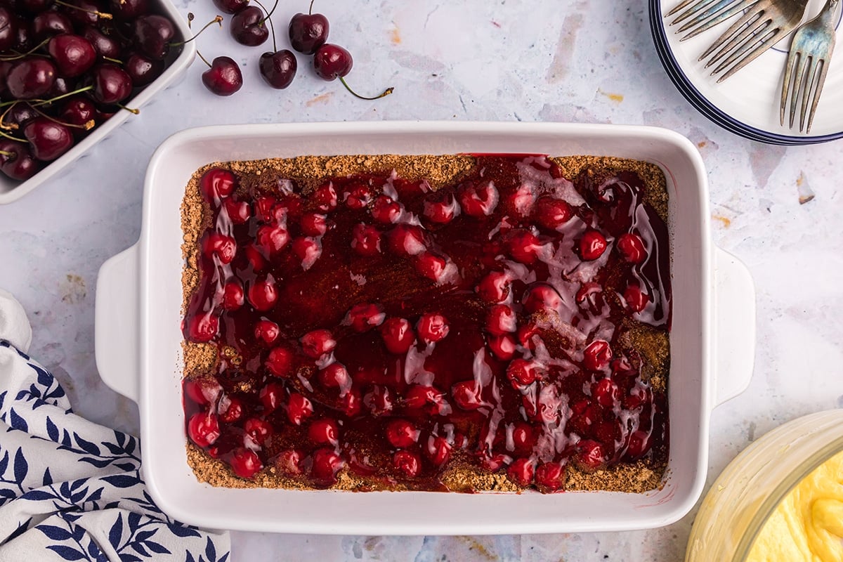 cherry filling pan