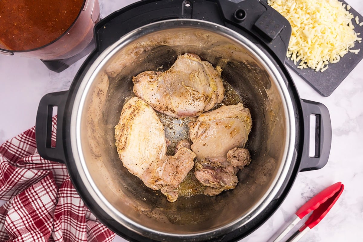 browning chicken in an instant pot