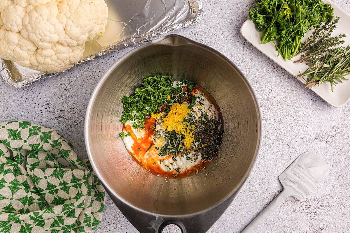 herbs and seasoning in bowl