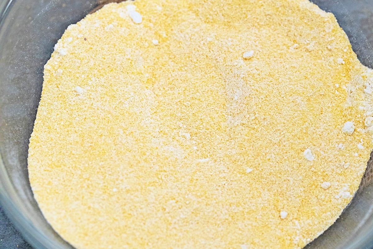 cornmeal in a bowl