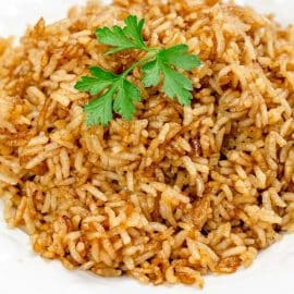 bowl of stick of butter rice